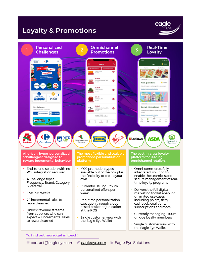 Eagle Eye Loyalty & Promotions Flyer